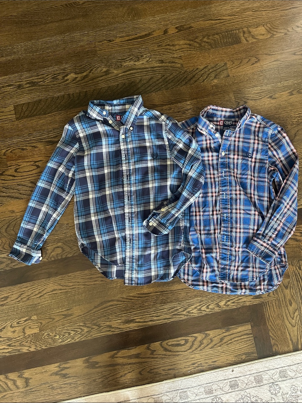 OshKosh B'gosh Boys' Blue Plaid Button-Down Shirt Set